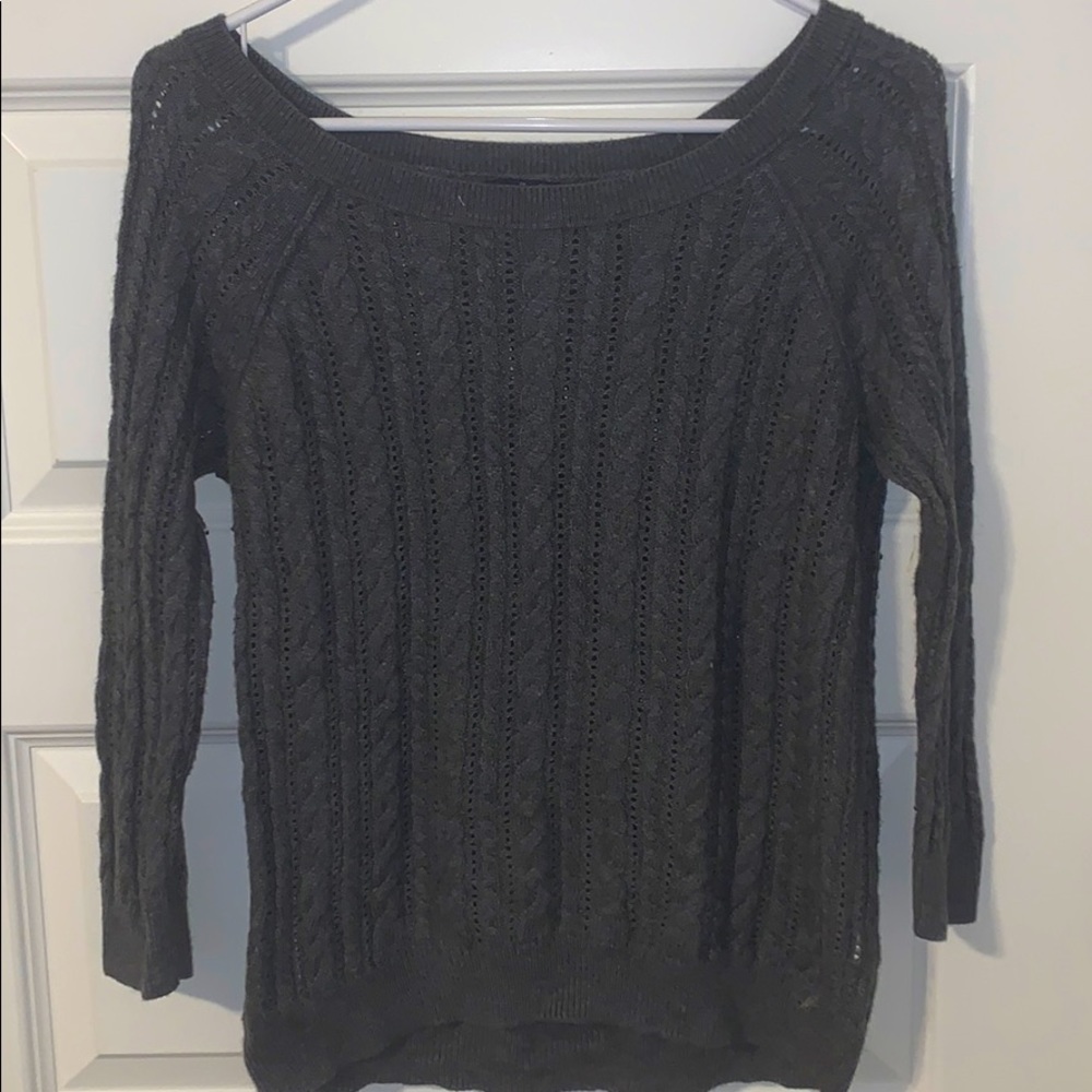 Cable knit sweater